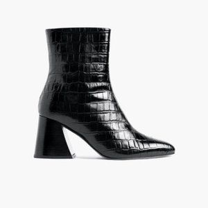 Size 7 Thursday Boots Heartbreaker | Black Croco